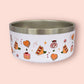 KINAKO PET BOWL - 32 OZ STAINLESS STEEL - STRAWBERRY