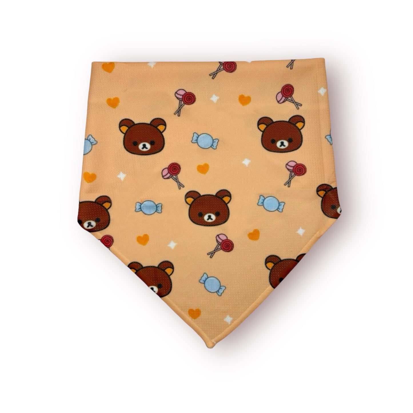 Dog Bandana - Beige Candy Kuma